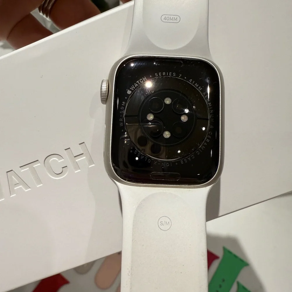 Apple Watch Series 7 41MM GPS Aluminium + 10 official Apple bands rrp $1000